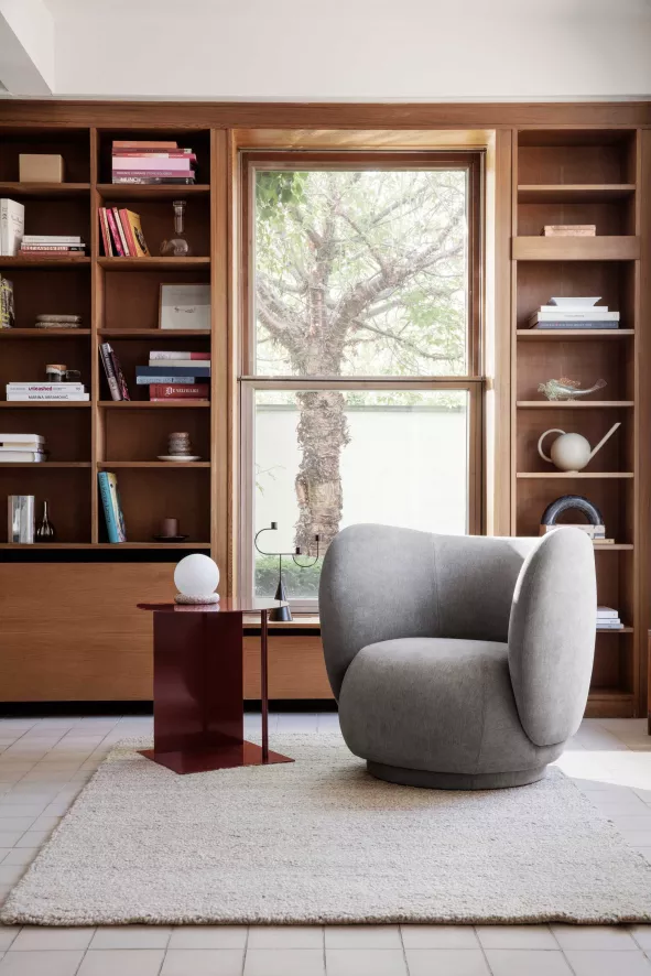 Ferm Living Rico Brushed Fauteuil Off White 6 Ferm Living Rico Brushed Fauteuil Off White - Afbeelding 6