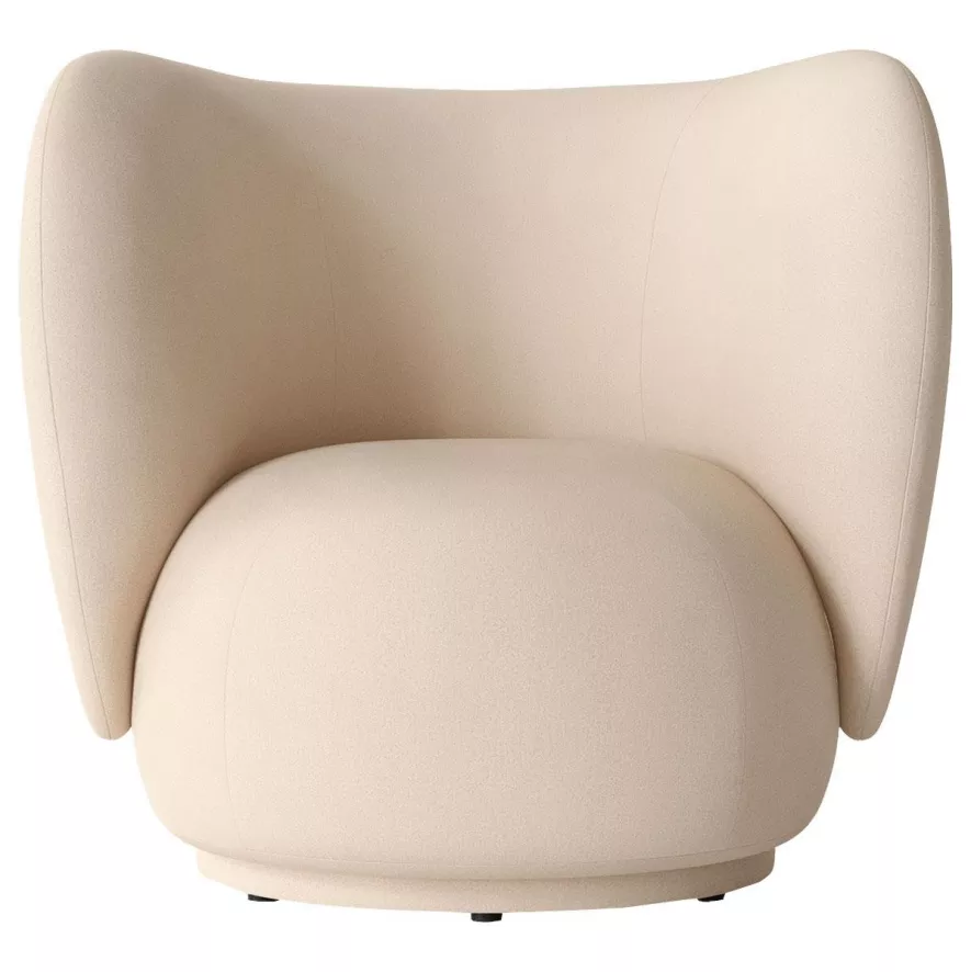 Ferm Living Rico Brushed Fauteuil Off White 1 Ferm Living Rico Brushed Fauteuil Off White