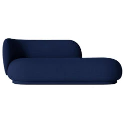Ferm Living Rico Divan Boucle Bank Deep Blue Wool Boucle