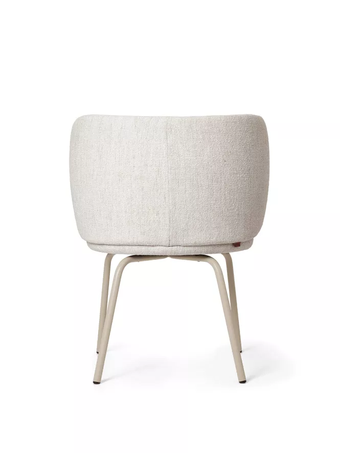 Ferm Living Rico Eetkamerstoel Met Cashmere Onderstel Bouclé Off-white 4 Ferm Living Rico Eetkamerstoel Met Cashmere Onderstel Bouclé Off-white - Afbeelding 4
