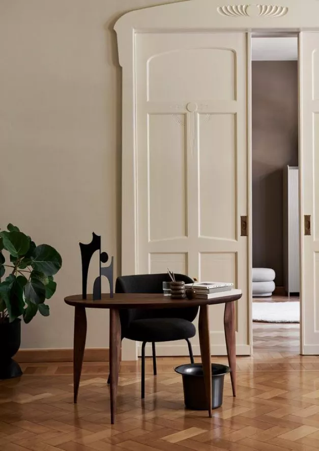 Ferm Living Rico Eetkamerstoel Met Cashmere Onderstel Bouclé Off-white 11 Ferm Living Rico Eetkamerstoel Met Cashmere Onderstel Bouclé Off-white - Afbeelding 11