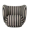Ferm Living Rico Louisiana Fauteuil Sand Black
