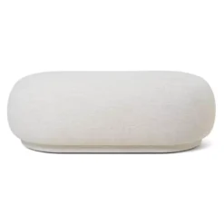 Ferm Living Rico Ottoman Boucle Poef Off White