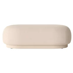 Ferm Living Rico Ottoman Brushed Poef Off White