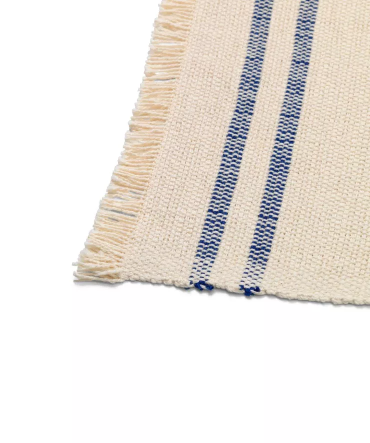 Ferm Living Savor Placemat Off-white/blue 7 Ferm Living Savor Placemat Off-white/blue - Afbeelding 7