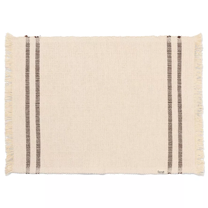 Ferm Living Savor Placemat Off-white/blue 8 Ferm Living Savor Placemat Off-white/blue - Afbeelding 8