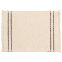 Ferm Living Savor Placemat Off-white/chocolate