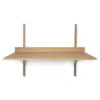 Ferm Living Sector Shelf Bureau Oak Brass