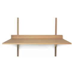 Ferm Living Sector Shelf Bureau Oak Brass