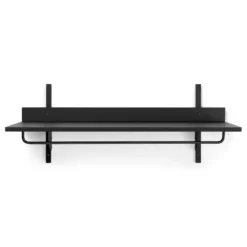 Ferm Living Sector Rack Kapstok Black Ash/Black Brass