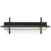 Ferm Living Sector Rack Kapstok Black Ash/Brass