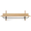 Ferm Living Sector Rack Kapstok Oak/Black Brass