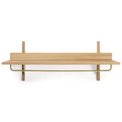 Ferm Living Sector Rack Kapstok Oak/Brass