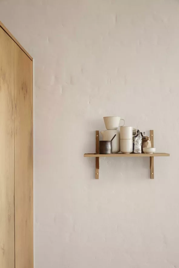 Ferm Living Sector Shelf Wandplank Single Narrow Dark Stained Ash/Black Bras 3 Ferm Living Sector Shelf Wandplank Single Narrow Dark Stained Ash/Black Bras - Afbeelding 3