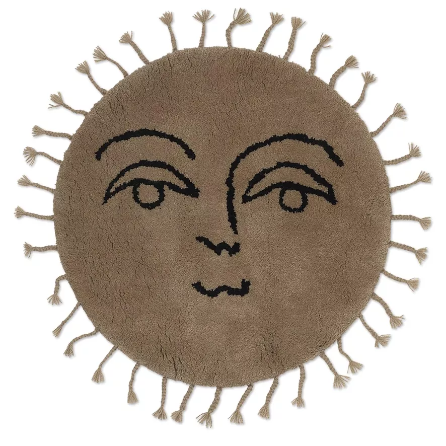 Ferm Living Sun Tufted Vloerkleed 70 Natural 1 Ferm Living Sun Tufted Vloerkleed 70 Natural