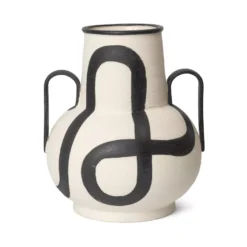 Ferm Living Trace Vaas Off White