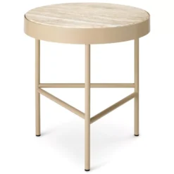 Ferm Living Travertine Bijzettafel