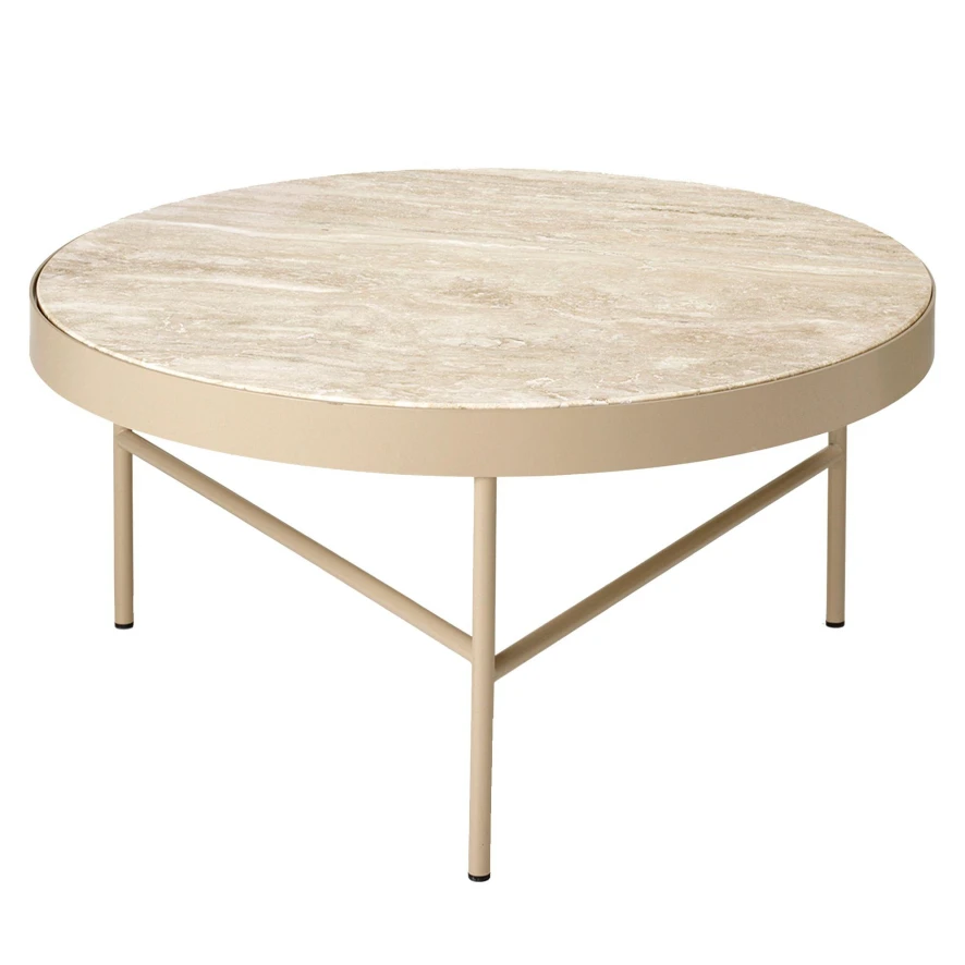 Ferm Living Travertine Salontafel 2 Ferm Living Travertine Salontafel - Afbeelding 2