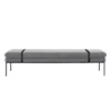 Ferm Living Turn Daybed Bank Wool Met Zwarte Band, Lichtgrijs