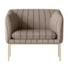 Ferm Living Turn Fauteuil Cashmere Pasadena Sand/Black