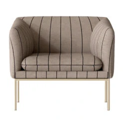 Ferm Living Turn Fauteuil Cashmere Pasadena Sand/Black