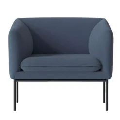 Ferm Living Turn Fauteuil Black Focus Blue