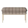 Ferm Living Turn Poef Cashmere Pasadena Sand/Black