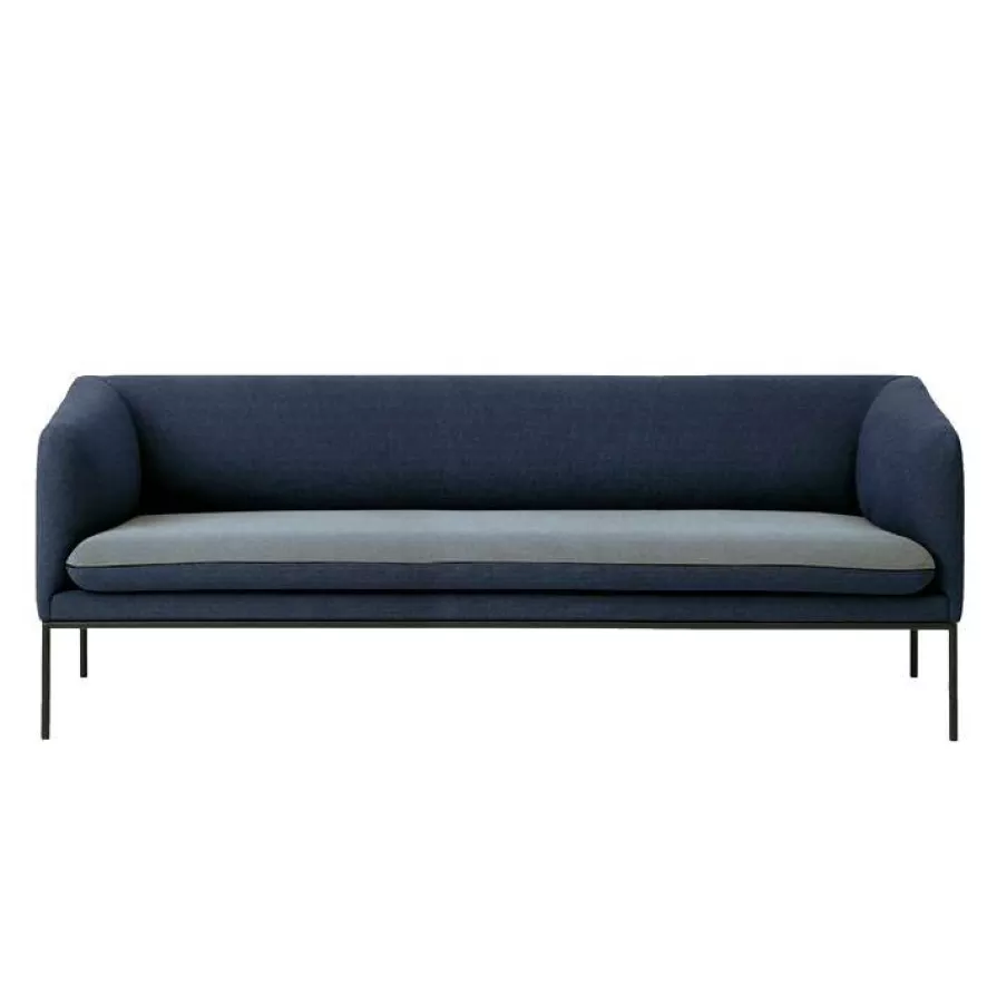 Ferm Living Turn Sofa Bank Cotton 3-zits Lichtgrijs 2 Ferm Living Turn Sofa Bank Cotton 3-zits Lichtgrijs - Afbeelding 2