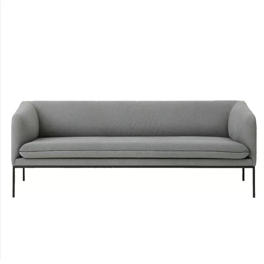 Ferm Living Turn Sofa Bank Cotton 3-zits Donkergrijs 3 Ferm Living Turn Sofa Bank Cotton 3-zits Donkergrijs - Afbeelding 3