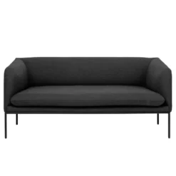 Ferm Living Turn Sofa Bank Fiord 2-zits Donkergrijs