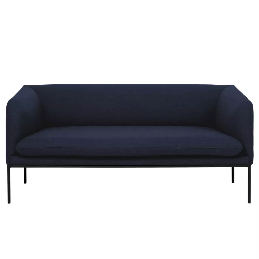 Ferm Living Turn Sofa Bank Fiord 2-zits Donkerblauw 1 Ferm Living Turn Sofa Bank Fiord 2-zits Donkerblauw