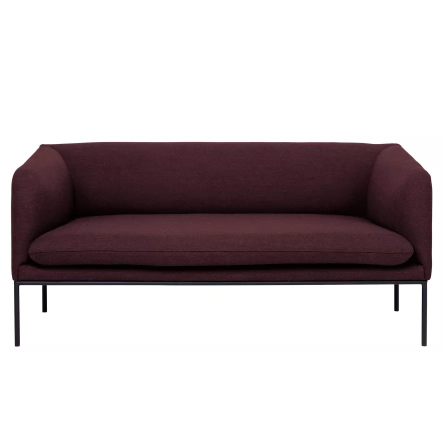 Ferm Living Turn Sofa Bank Fiord 2-zits Donkerblauw 2 Ferm Living Turn Sofa Bank Fiord 2-zits Donkerblauw - Afbeelding 2
