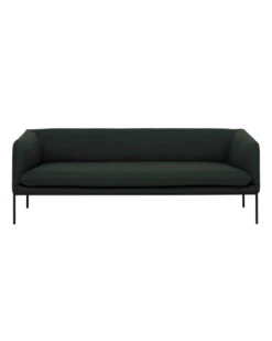 Ferm Living Turn Sofa Bank Fiord 3-zits Donkergroen