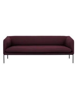 Ferm Living Turn Sofa Bank Fiord 3-zits Bordeaux