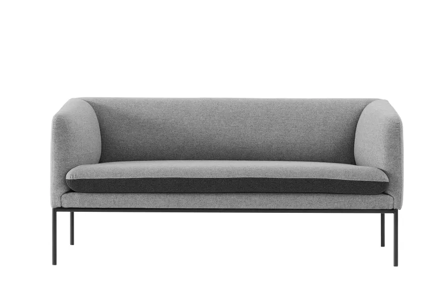 Ferm Living Turn Sofa Bank Wool 2-zits Hallingdal Brown 2 Ferm Living Turn Sofa Bank Wool 2-zits Hallingdal Brown - Afbeelding 2