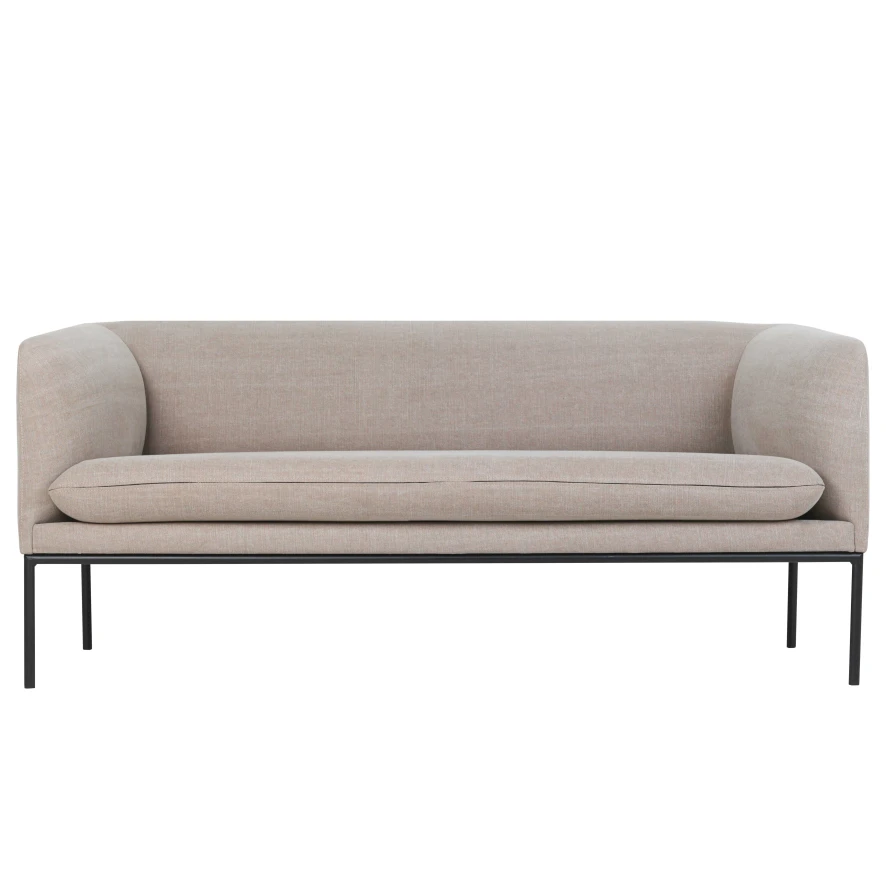 Ferm Living Turn Sofa Bank Linen 2-zits 2 Ferm Living Turn Sofa Bank Linen 2-zits - Afbeelding 2