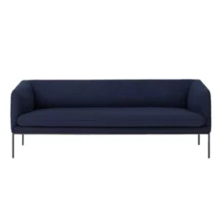 Ferm Living Turn Sofa Bank Wool 3-zits Donkerblauw
