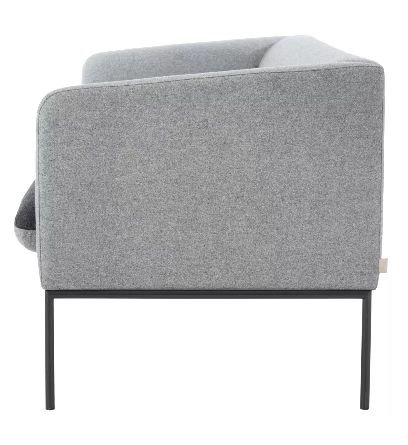 Ferm Living Turn Sofa Bank Wool 2-zits Grijs 9 Ferm Living Turn Sofa Bank Wool 2-zits Grijs - Afbeelding 9