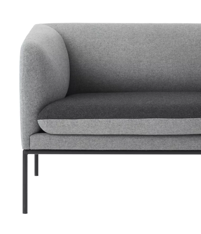 Ferm Living Turn Sofa Bank Wool 2-zits Grijs 18 Ferm Living Turn Sofa Bank Wool 2-zits Grijs - Afbeelding 18