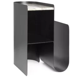 Ferm Living Vault Bijzettafel 33x46 Black