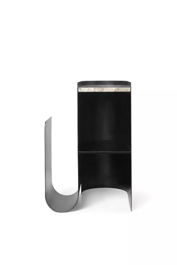 Ferm Living Vault Bijzettafel 33x46 Cashmere 5 Ferm Living Vault Bijzettafel 33x46 Cashmere - Afbeelding 5