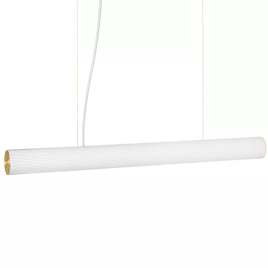 Ferm Living Vuelta Hanglamp 100 LED Wit/messing 1 Ferm Living Vuelta Hanglamp 100 LED Wit/messing