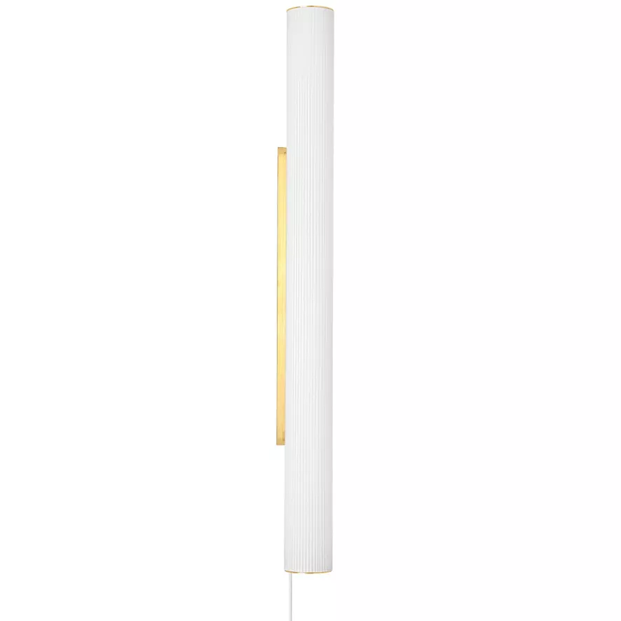 Ferm Living Vuelta Wandlamp 100 LED Wit/messing 2 Ferm Living Vuelta Wandlamp 100 LED Wit/messing - Afbeelding 2