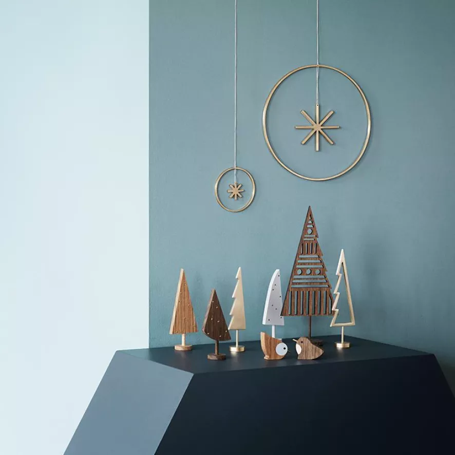 Ferm Living Winterland Tree Kerstdecoratie Outline Brass 5 Ferm Living Winterland Tree Kerstdecoratie Outline Brass - Afbeelding 5