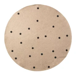 Ferm Living Black Dots Vloerkleed 100