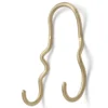 Ferm Living Curvature Haak Dubbel Messing