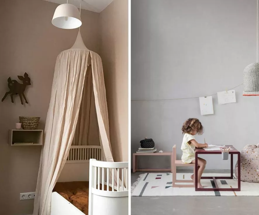 Ferm Living Little Architect Kinderbank Roze 8 Ferm Living Little Architect Kinderbank Roze - Afbeelding 8