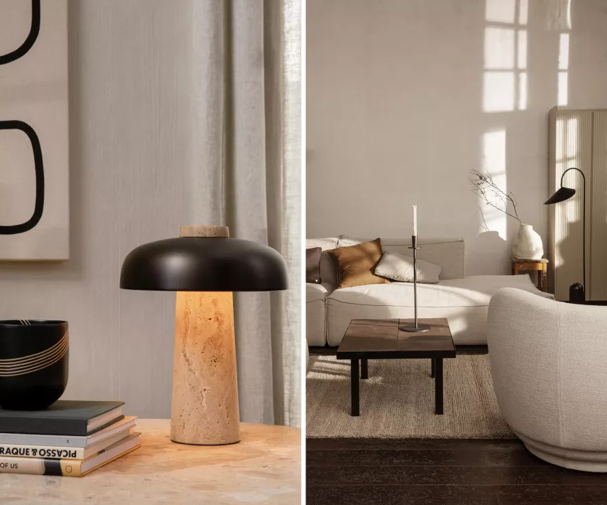 Ferm Living Rico Brushed Fauteuil Off White 12 Ferm Living Rico Brushed Fauteuil Off White - Afbeelding 12